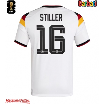 Germania Angelo Stiller #16 Tricou Fotbal Replică Mondial 2026 Barbati Acasa